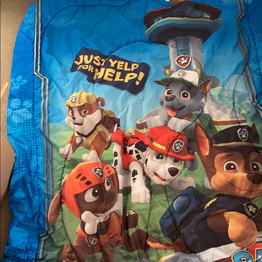 Paw patrol twin comforter